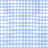 The "Hampton" Button Down in Light Blue Large Gingham by Mizzen + Main - Country Club Prep