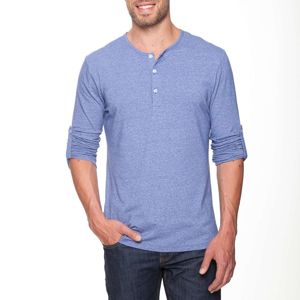Mizzen and Main The Henley Shirt in Apache Navy – Country Club Prep