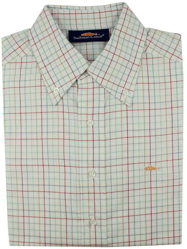 The Mackinac Button-Down in Multi-color Check by Salmon Cove - Country Club Prep