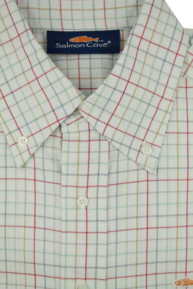 The Mackinac Button-Down in Multi-color Check by Salmon Cove - Country Club Prep