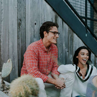 The Nikko Shirt in Pigment Red by The Normal Brand - Country Club Prep