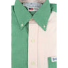 The Norfolk Sports Shirt in Two Tone Light Pink and Green Gingham by the Fraternity Collection - Country Club Prep