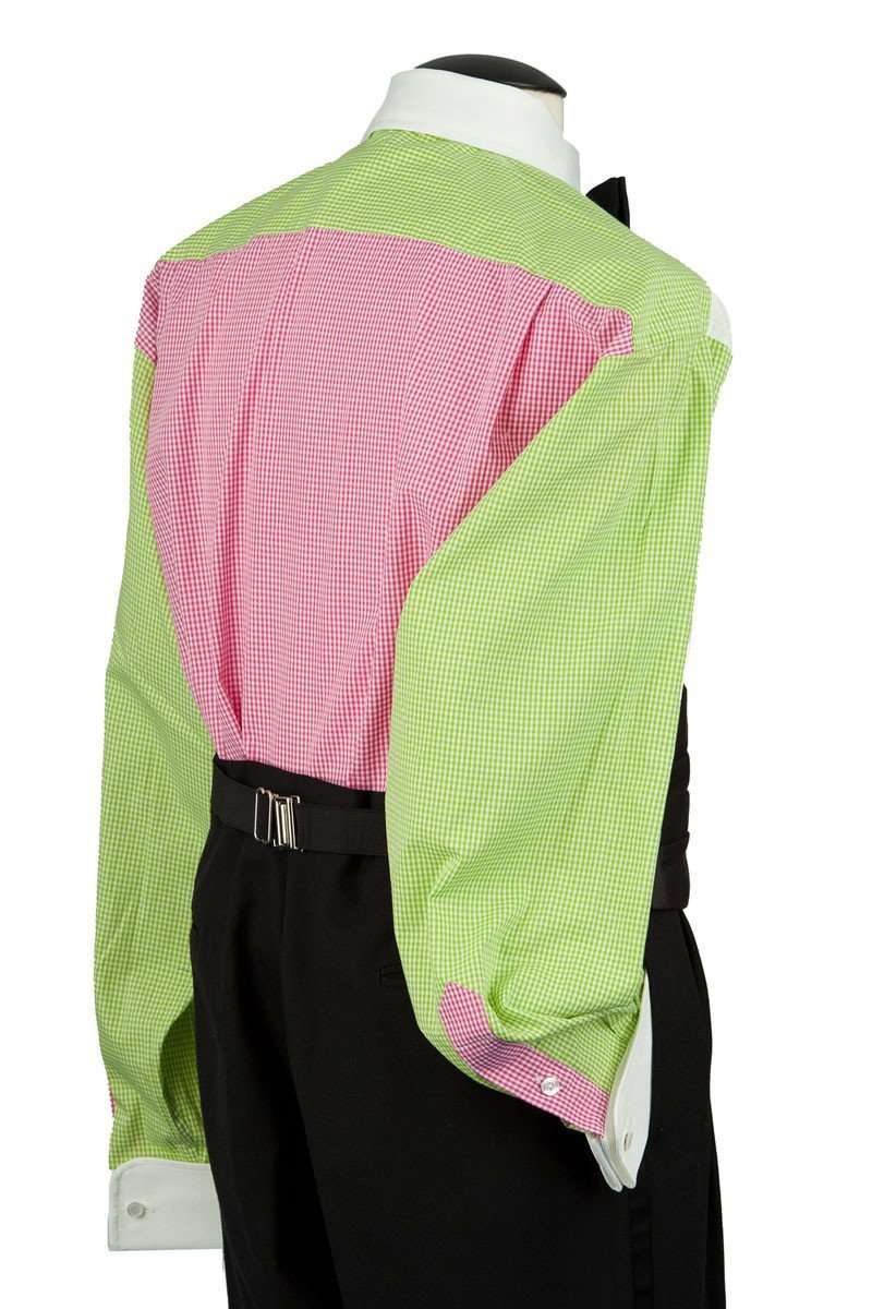 The Palm Beach Multi-Panel Tux Shirt in Pink and Green by ThRedHeads - Country Club Prep