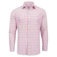 The "Sawgrass" Button Down in Red, Orange, & Purple Check by Mizzen + Main - Country Club Prep