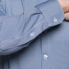 The Spread Collar Gingham Dress Shirt in Beckett Blue by Mizzen+Main - Country Club Prep