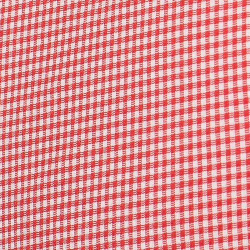 The Spread Collar Gingham Dress Shirt in Hawthorne Red by Mizzen+Main - Country Club Prep