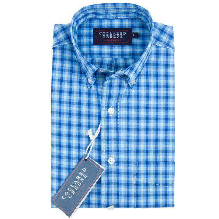 The Wilton Button Down in Navy, Carolina Blue, & Teal by Collared Greens - Country Club Prep