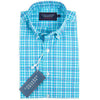 The Wilton Button Down in Teal, Pink, & White by Collared Greens - Country Club Prep