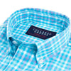The Wilton Button Down in Teal, Pink, & White by Collared Greens - Country Club Prep