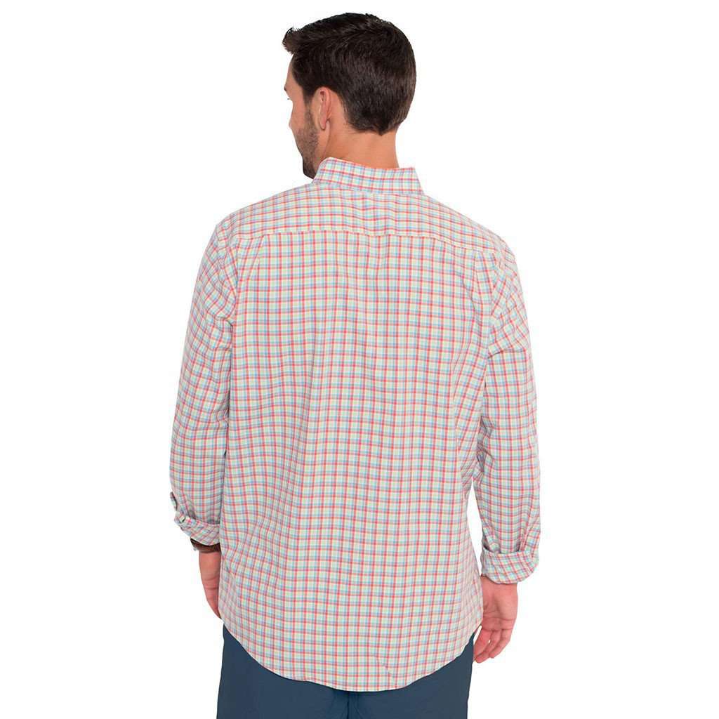 Tucker Plaid Button Down in Channel Marker by The Southern Shirt Co. - Country Club Prep