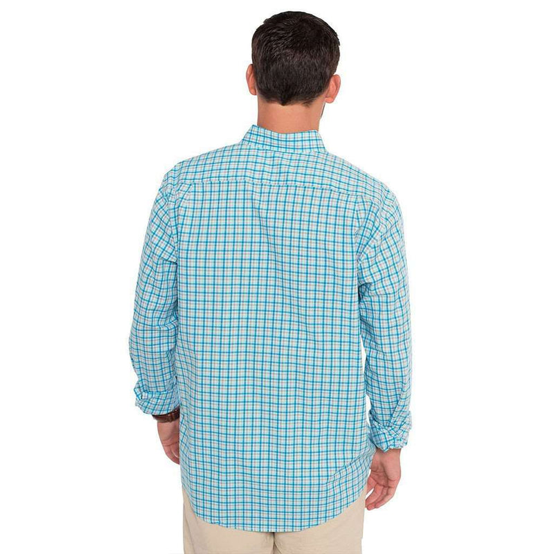 Tucker Plaid Button Down in Sailfish by The Southern Shirt Co. - Country Club Prep