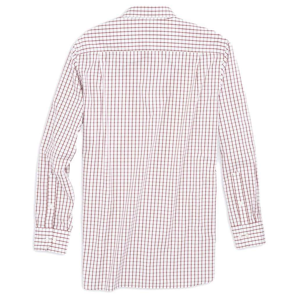 University of Alabama Gameday Tattersall Sport Shirt in Crimson by Southern Tide - Country Club Prep