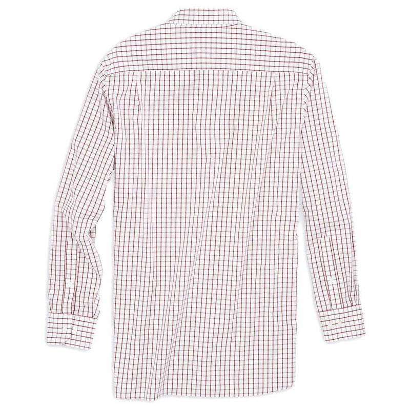 University of Alabama Gameday Tattersall Sport Shirt in Crimson by Southern Tide - Country Club Prep