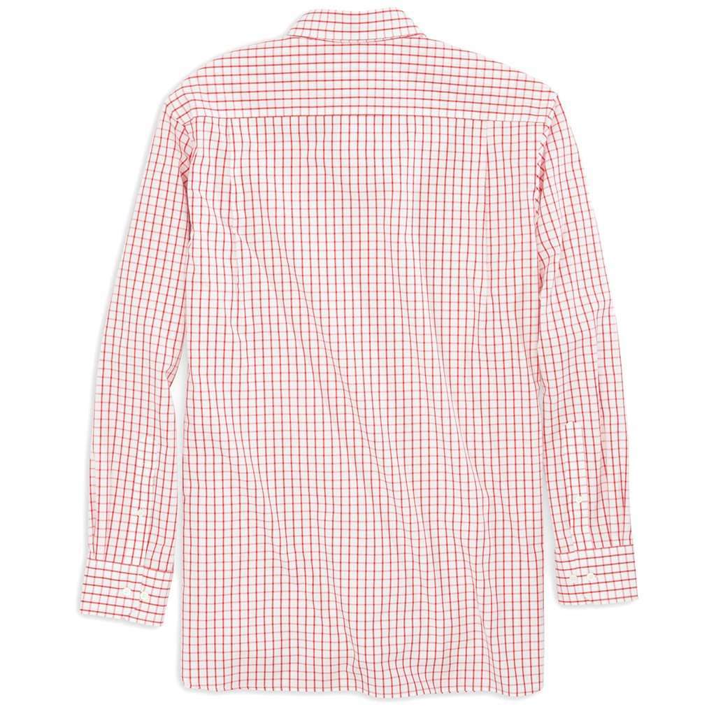 University of Georgia Gameday Tattersall Sport Shirt in Red by Southern Tide - Country Club Prep