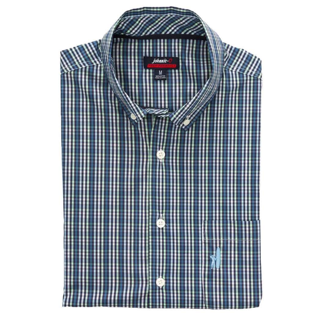 Ventura Prep-Formance Button Down in Atlantic by Johnnie-O - Country Club Prep