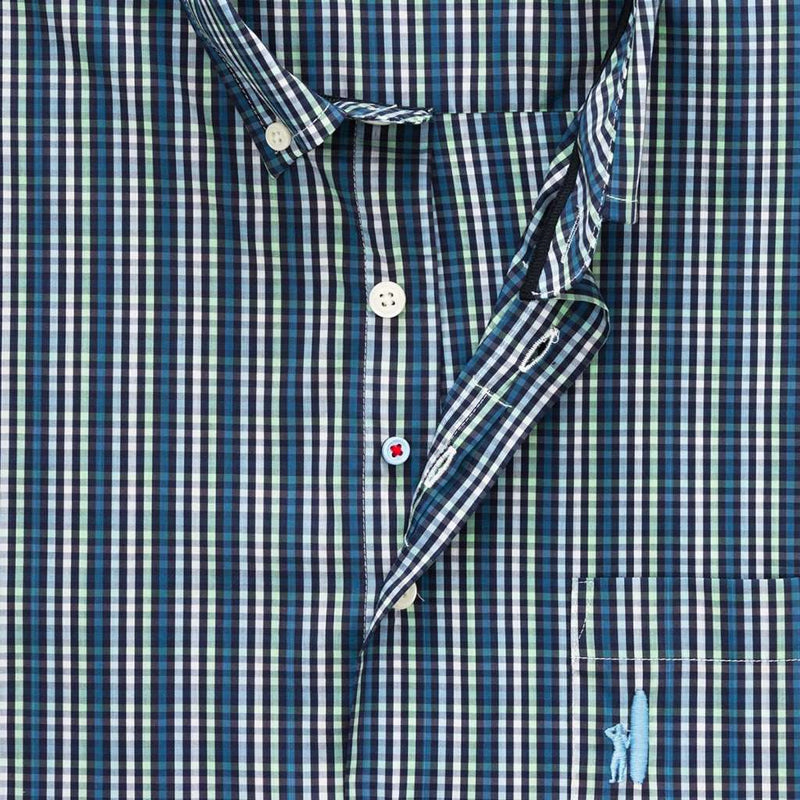 Ventura Prep-Formance Button Down in Atlantic by Johnnie-O - Country Club Prep