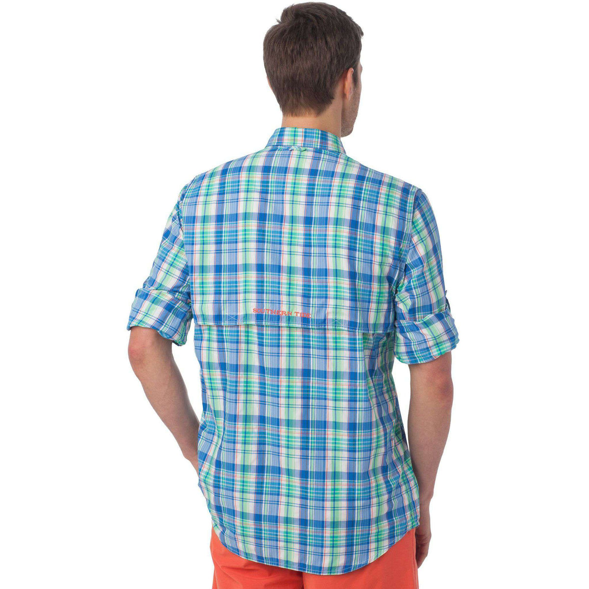 Wahoo Plaid Fishing Shirt in Royal Blue by Southern Tide - Country Club Prep