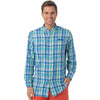 Wahoo Plaid Fishing Shirt in Royal Blue by Southern Tide - Country Club Prep