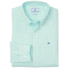 Wando Check Sport Shirt in Aqua by Southern Tide - Country Club Prep