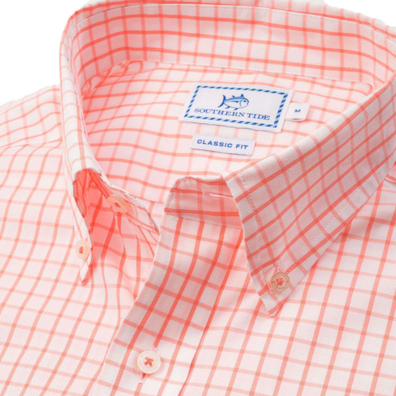 Wando Check Sport Shirt in Nectar by Southern Tide - Country Club Prep