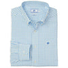 Wando Check Sport Shirt in Ocean Channel by Southern Tide - Country Club Prep