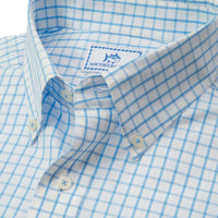 Wando Check Sport Shirt in Ocean Channel by Southern Tide - Country Club Prep