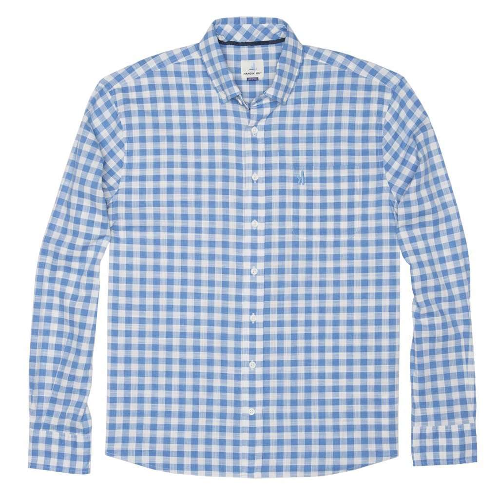 Watts Hangin' Out Button Down Shirt in Regatta by Johnnie-O - Country Club Prep