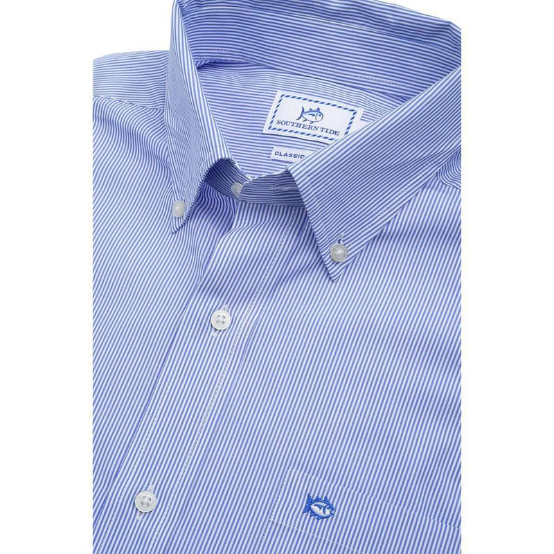 Wedgewood Stripe Sport Shirt in Sail Blue by Southern Tide - Country Club Prep