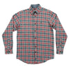Wilson Flannel Shirt in Slate and Sage by Southern Marsh - Country Club Prep
