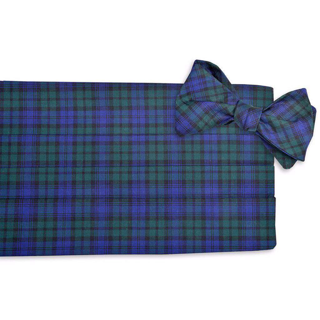 Black Watch Cummerbund Set by High Cotton - Country Club Prep