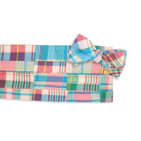 Boardwalk Patchwork Madras Cummerbund Set by High Cotton - Country Club Prep