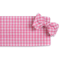 Check Cummerbund Set in Deep Pink by High Cotton - Country Club Prep