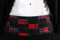 Jolly Man Flannel Patchwork Cummerbund Set by High Cotton - Country Club Prep