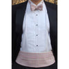 Pink and Green Tattersall Cummerbund Set by High Cotton - Country Club Prep