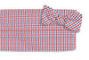 Red and Old Blue Tattersall Cummerbund Set by High Cotton - Country Club Prep