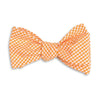 Soft Tangerine Seersucker Gingham Cummerbund Set by High Cotton - Country Club Prep