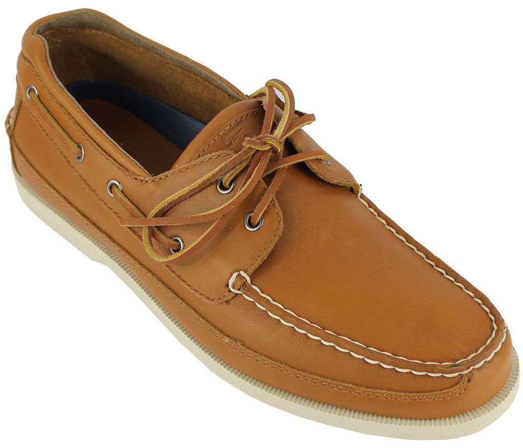 Alpha Gamma Rho Yachtsman Boat Shoes in Mahogany by Category 5 - Country Club Prep