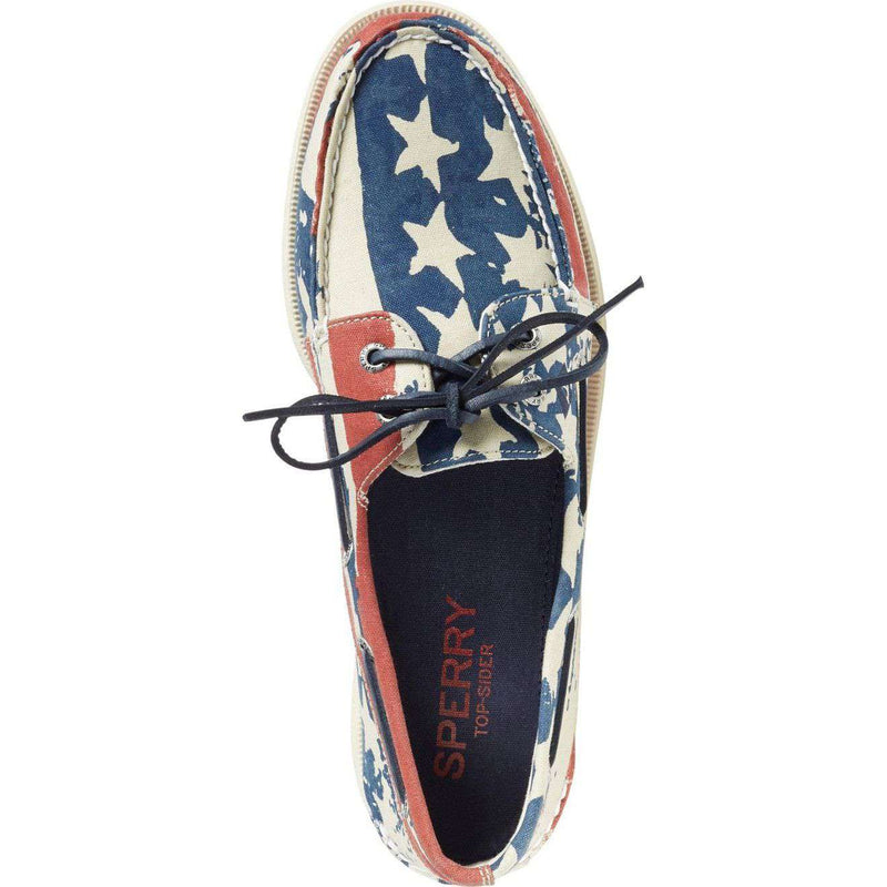 Men's Authentic Original Stars and Stripes Boat Shoe by Sperry - Country Club Prep