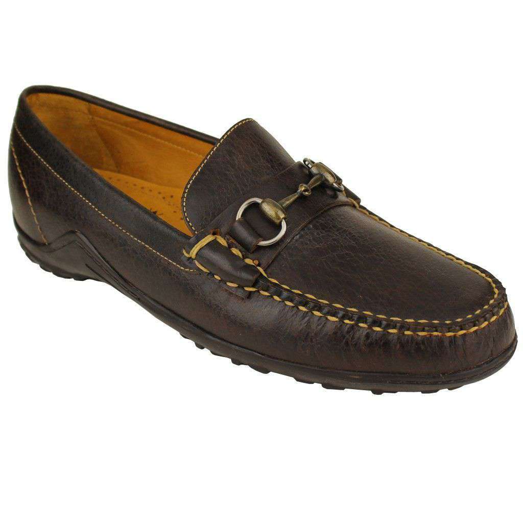 Bill Horse Bit Loafer in Walnut by Martin Dingman - Country Club Prep
