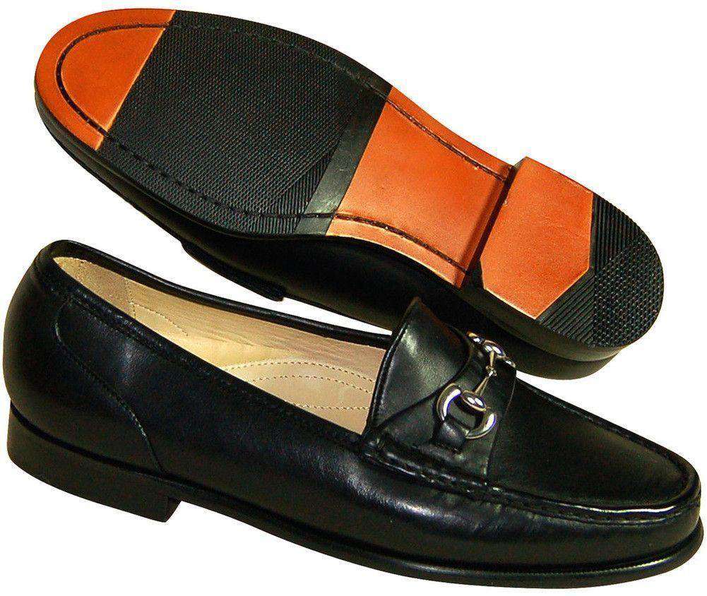Men's Bit of Class Loafers in Black Calfskin by Country Club Prep - Country Club Prep