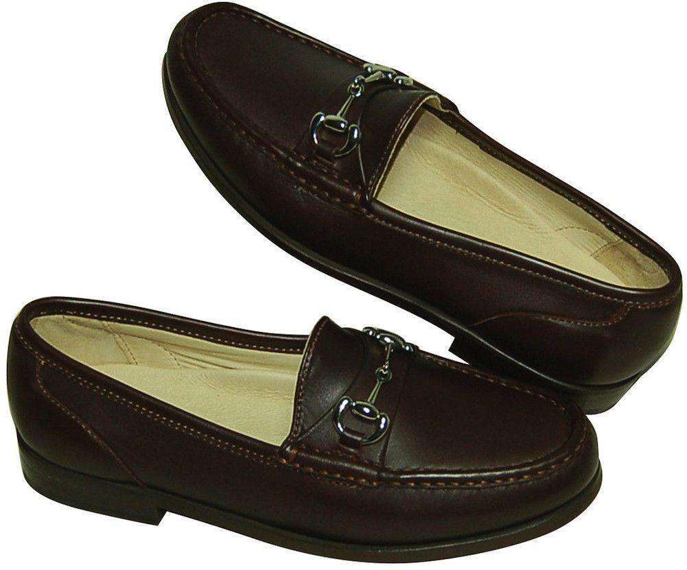 Men's Bit of Class Loafers in Dark Chestnut Calfskin by Country Club Prep - Country Club Prep