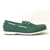 Boat Shoe Golf Shoe in Augusta Green by Canoos - Country Club Prep