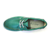Boat Shoe Golf Shoe in Augusta Green by Canoos - Country Club Prep