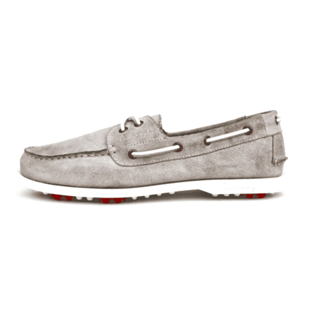 Boat Shoe Golf Shoe in Beige by Canoos - Country Club Prep