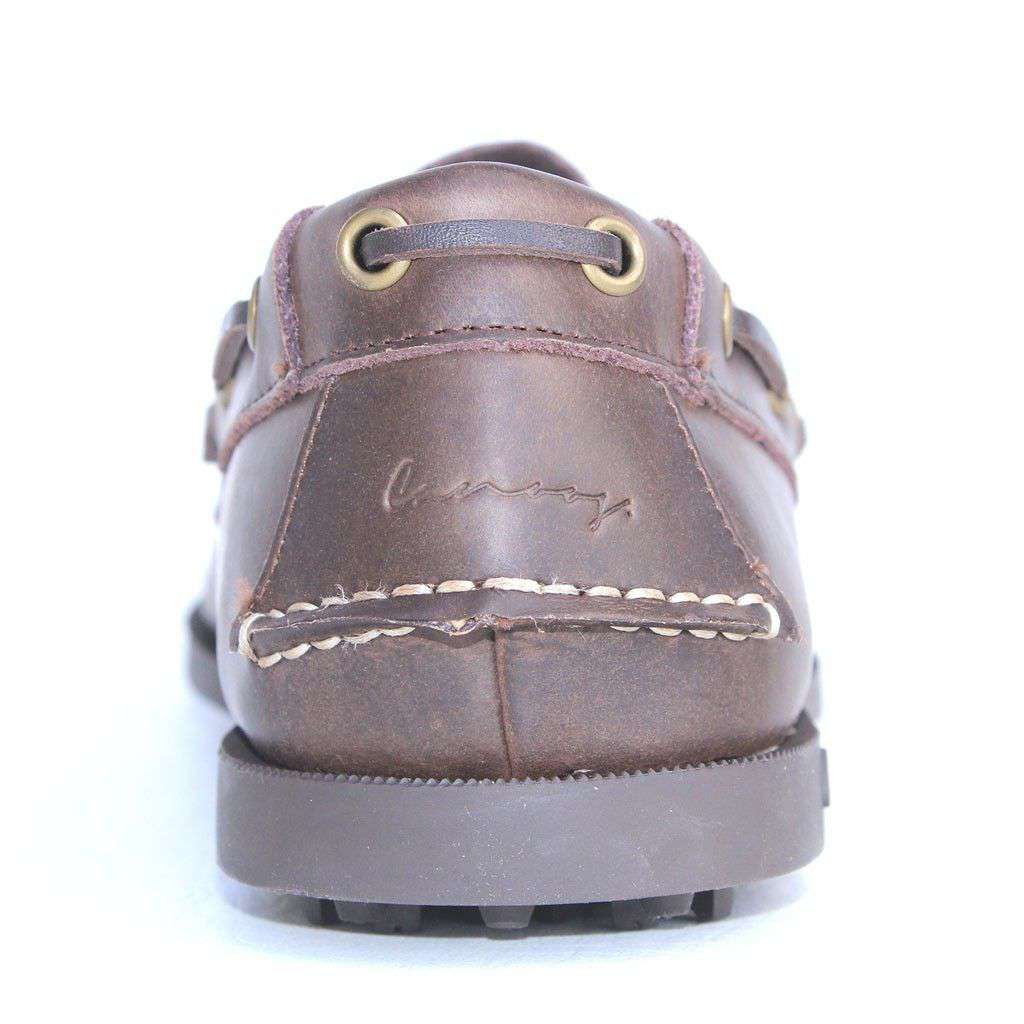 Boat Shoe Golf Shoe in Brown by Canoos - Country Club Prep