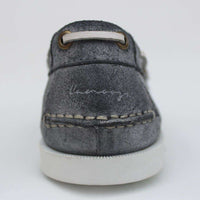 Boat Shoe Golf Shoe in Light Grey by Canoos - Country Club Prep