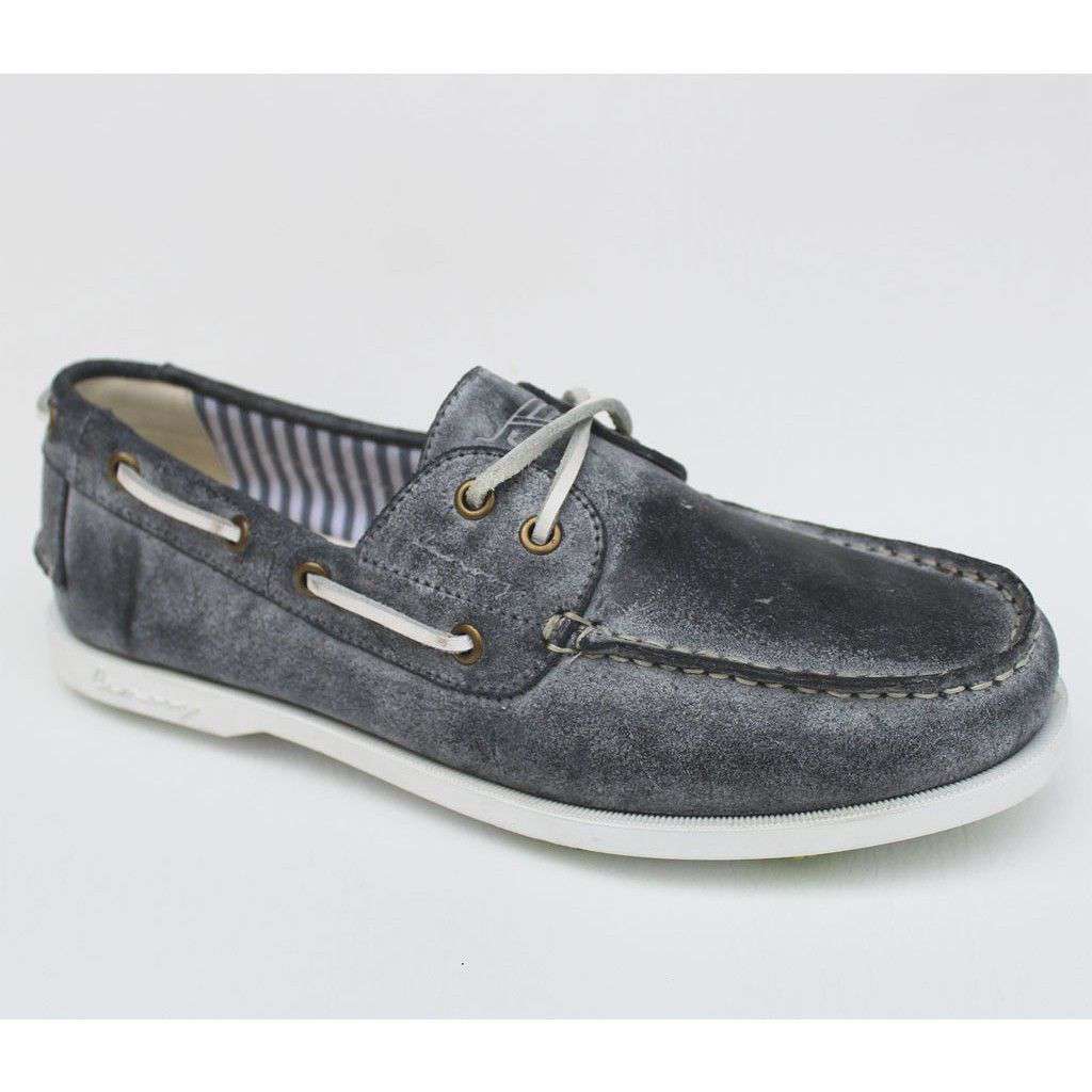 Boat Shoe Golf Shoe in Light Grey by Canoos Country Club Prep