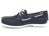 Boat Shoe Golf Shoe in Navy by Canoos - Country Club Prep