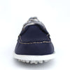 Boat Shoe Golf Shoe in Navy by Canoos - Country Club Prep