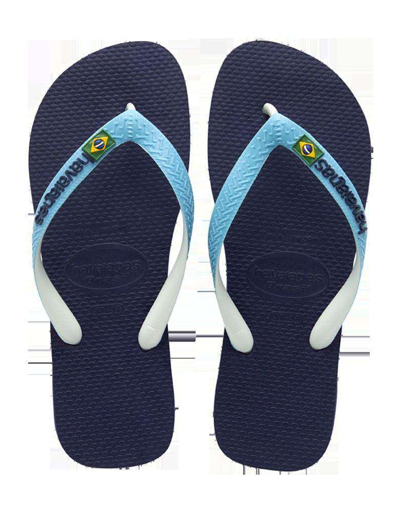 Brazil Mix Sandals in Navy Blue by Havaianas - Country Club Prep